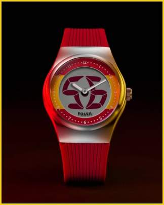 Fossil Archival Big Tic World Flags (Spain edition) watch Fossil