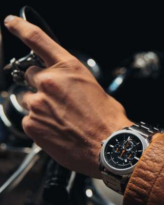 Fossil Machine Chronograph Black Dial Men's Watch (FS6095) Fossil