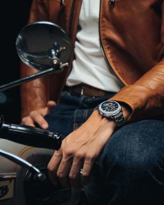 Fossil Machine Chronograph Black Dial Men's Watch (FS6095) Fossil