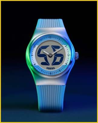Fossil World Flags Big Tic Argentina Watch Fossil