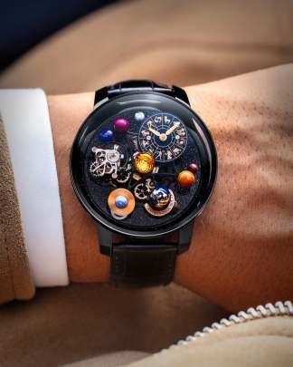 Jacob & Co. Astronomia Solar Zodiac Black DLC Titanium. Jacob (F)