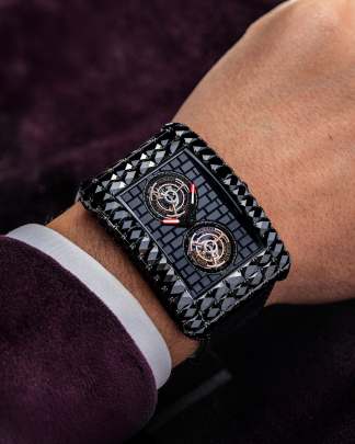 Jacob & Co. Billionaire Double Tourbillon Angel Cut (Black Treated Diamond Edition). Jacob (A)