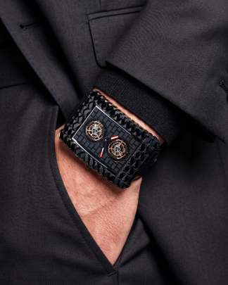Jacob & Co. Billionaire Double Tourbillon Angel Cut (Black Treated Diamond Edition). Jacob (A)