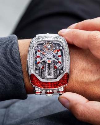 Jacob & Co Bugatti Chiron Tourbillon Baguette watch Jacob & Co