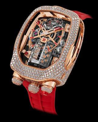 Jacob & Co. Bugatti Chiron Tourbillon Pavé Watch Jacob (A)