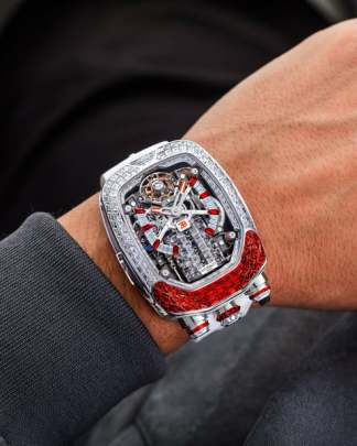 Jacob & Co. Bugatti Chiron Tourbillon Baguette 