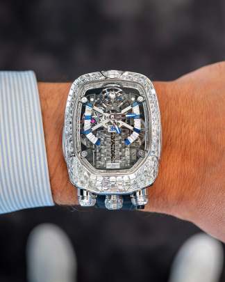 Jacob & Co. Bugatti Chiron Tourbillon Baguette 