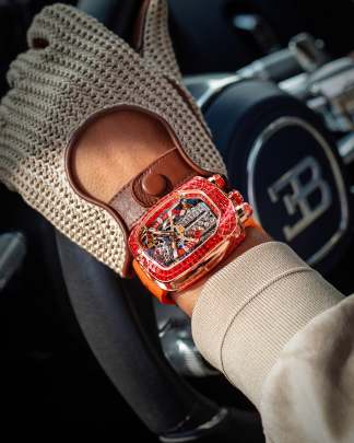 Jacob & Co. Bugatti Chiron Tourbillon Baguette 