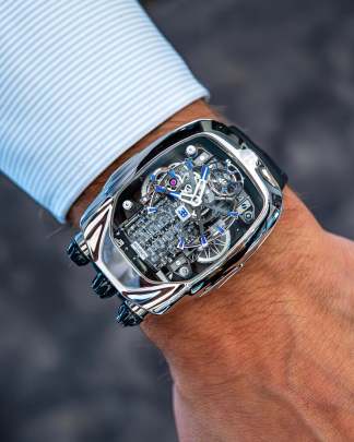 Jacob & Co. Bugatti Chiron Tourbillon Polished Titanium Edition (Reference: BU200.20.AK.AB.B) 