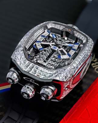 Jacob & Co. Bugatti Chiron Tourbillon Baguette 