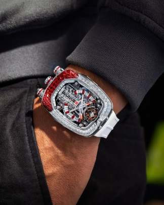Jacob & Co Bugatti Chiron Tourbillon Baguette watch Jacob & Co