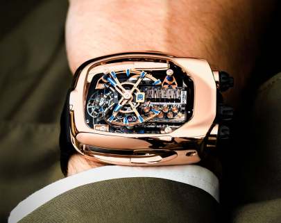 Jacob & Co. Bugatti Chiron Tourbillon Rose Gold Jacob (A)