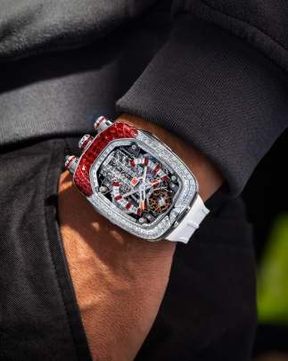 Jacob & Co. Bugatti Chiron Tourbillon Baguette 