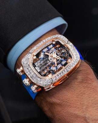 Jacob & Co. Bugatti Chiron Tourbillon Baguette 