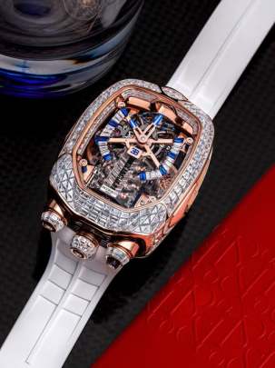 Jacob & Co. Bugatti Chiron Tourbillon Baguette 