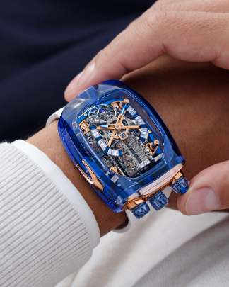 Jacob & Co. Bugatti Chiron Tourbillon Blue Sapphire Edition. Jacob (C)