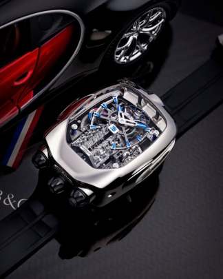 Jacob & Co. Bugatti Chiron Tourbillon Polished Titanium Edition (Reference: BU200.20.AK.AB.B) Jacob (C)