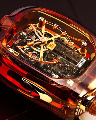  Jacob & Co. Bugatti Chiron Tourbillon Sapphire Crystal 