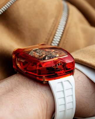  Jacob & Co. Bugatti Chiron Tourbillon Sapphire Crystal 