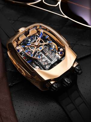 Jacob & Co. Bugatti Chiron Tourbillon Rose Gold Edition (Reference: BU200.40.AA.AA.ABRUA). Jacob (C)
