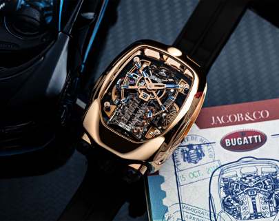 Jacob & Co. Bugatti Chiron Tourbillon Rose Gold Jacob (A)