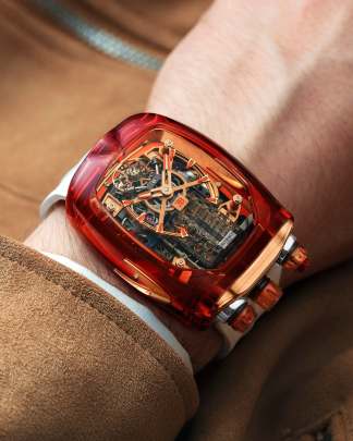  Jacob & Co. Bugatti Chiron Tourbillon Sapphire Crystal 