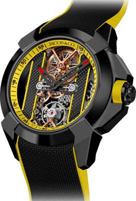 Jacob & Co. Epic X Bridges Black Steel (Yellow) 