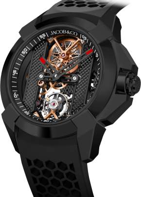 Jacob & Co. Epic X Bridges Black Steel (Black) Jacob (A)