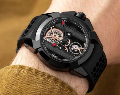 Jacob & Co. Epic X Bridges Black Steel (Black) Jacob (A)