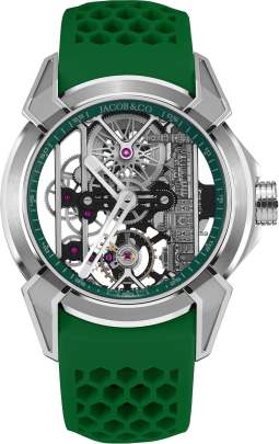 Jacob & Co. Epic X Titanium Green Neoralithe Inner Ring (Wonders of India Edition) Jacob (A)