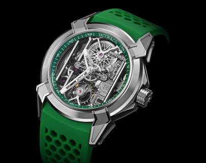 Jacob & Co. Epic X Titanium Green Neoralithe Inner Ring (Wonders of India Edition) Jacob (A)