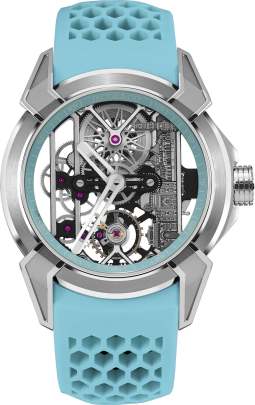 Jacob & Co. Epic X Titanium Powder Blue Neoralithe Inner Ring (Wonders of India Edition) 