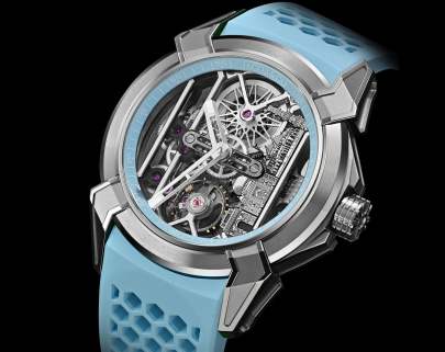 Jacob & Co. Epic X Titanium Powder Blue Neoralithe Inner Ring (Wonders of India Edition) Jacob (A)