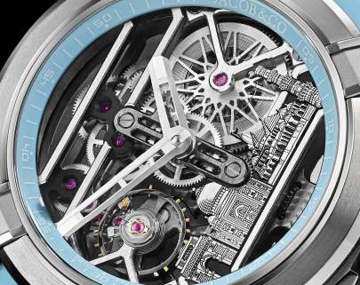 Jacob & Co. Epic X Titanium Powder Blue Neoralithe Inner Ring (Wonders of India Edition) Jacob (A)