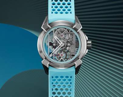 Jacob & Co. Epic X Titanium Powder Blue Neoralithe Inner Ring (Wonders of India Edition) Jacob (A)