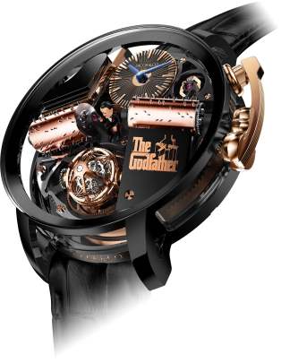 Jacob & Co. Opera Godfather Musical Watch Black DLC Grade 5 Titanium Jacob (A)