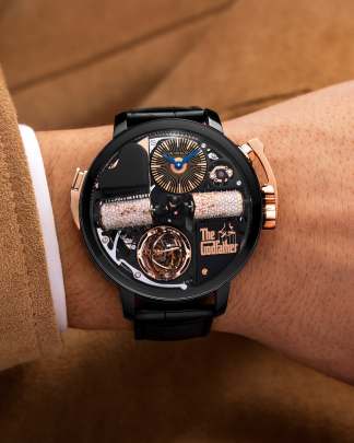 Jacob & Co. Opera Godfather Musical Tourbillon (Diamond Cylinders & Black DLC Edition). 