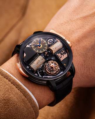 Jacob & Co. Opera Godfather Musical Tourbillon (Diamond Cylinders & Black DLC Edition). Jacob (A)