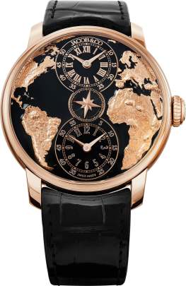 Jacob & Co. The World Is Yours Dual Time Zone Black Sell
