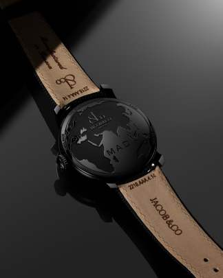 Jacob & Co. The World Is Yours Dual Time Zone (Rose Gold & Black Dial Edition) Jacob (B)