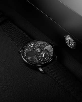 Jacob & Co. The World Is Yours Dual Time Zone (Rose Gold & Black Dial Edition) Jacob (B)