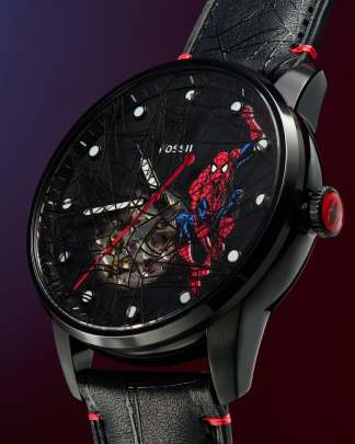 Marvel x Fossil Limited-Edition Spider-Man Automatic Watch, Fossil