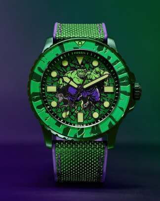 Marvel x Fossil Limited-Edition Incredible Hulk Automatic Watch Fossil