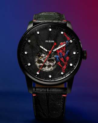Marvel x Fossil Limited-Edition Spider-Man Automatic Watch, Fossil