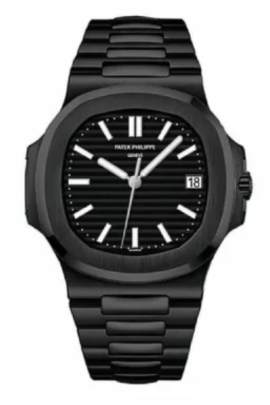 Patek Philippe Black Dial Metal Belt Watch Patek Philippe