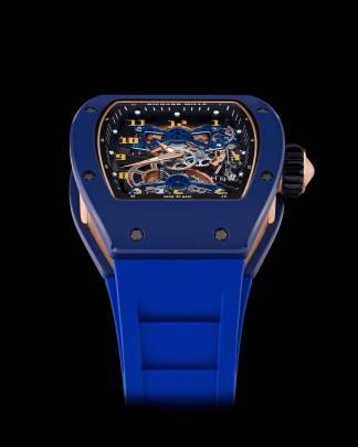 Richard Mille RM 17-02 Tourbillon featuring a vivid blue TZP ceramic Watch Richard Mille