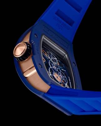 Richard Mille RM 17-02 Tourbillon featuring a vivid blue TZP ceramic Watch Richard Mille