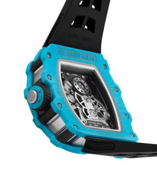 Richard Mille RM 21-02 Tourbillon Aerodyne in Blue Caribbean Quartz Watch Richard Mille