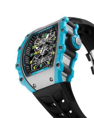 Richard Mille RM 21-02 Tourbillon Aerodyne in Blue Caribbean Quartz Watch Richard Mille