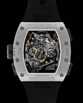 Richard Mille RM 43-01 Tourbillon Split-Seconds Chronograph Ferrari Watch Richard Mille